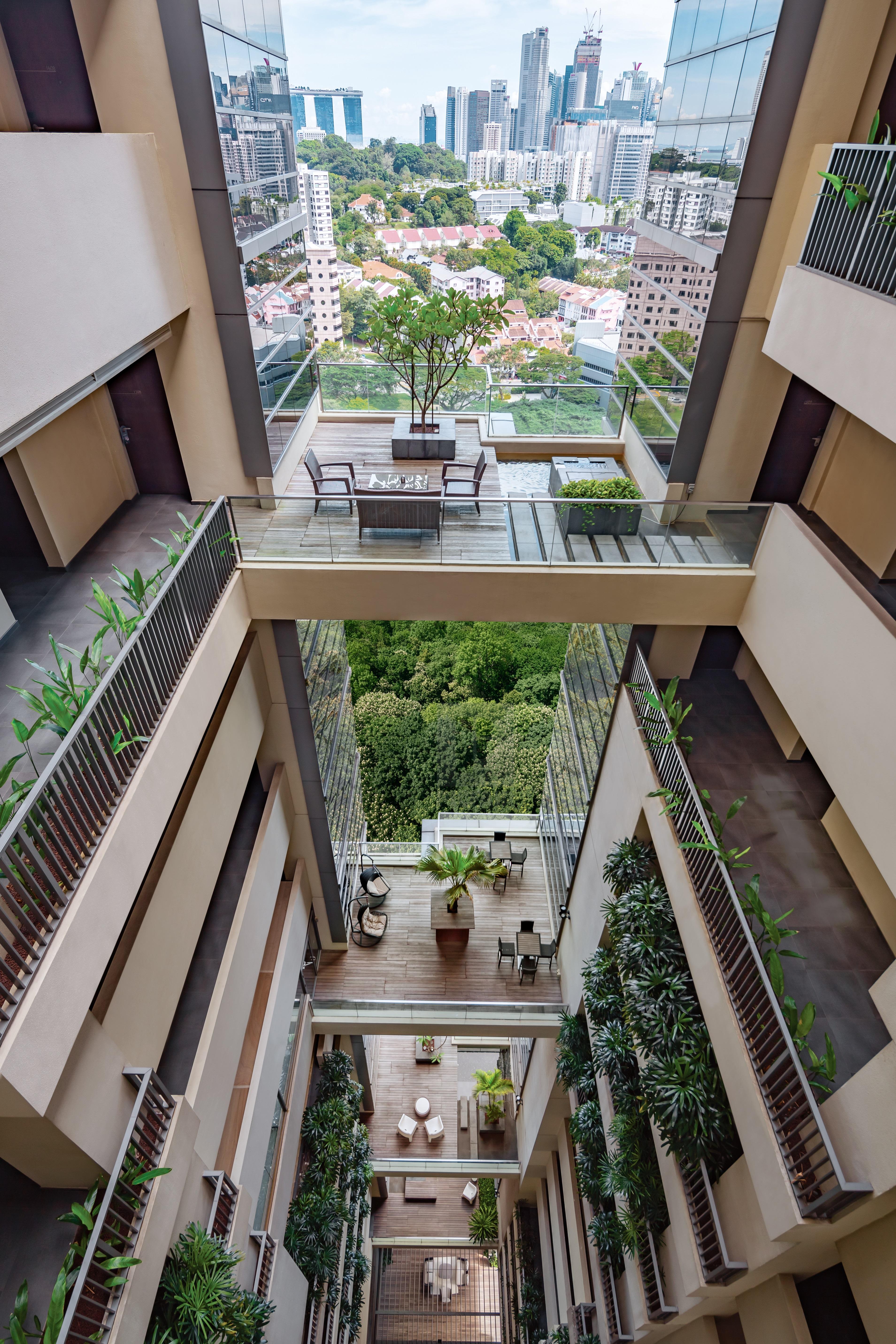 Pan Pacific Serviced Suites Orchard, Singapur Exteriér fotografie